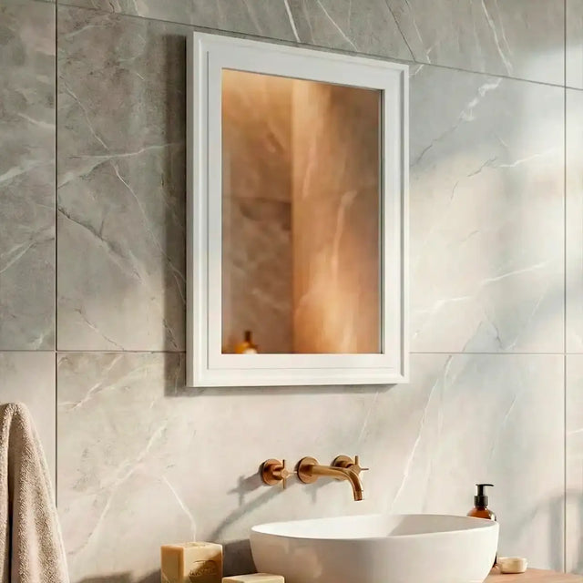 Espejo Pequeño, Marco Blanco