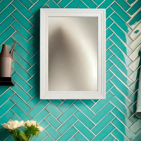 Espejo Pequeño, Marco Blanco