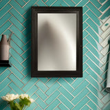 Espejo Pequeño, Marco Negro