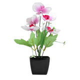 Orquídea Mariposa Artificial con Maceta, Colores