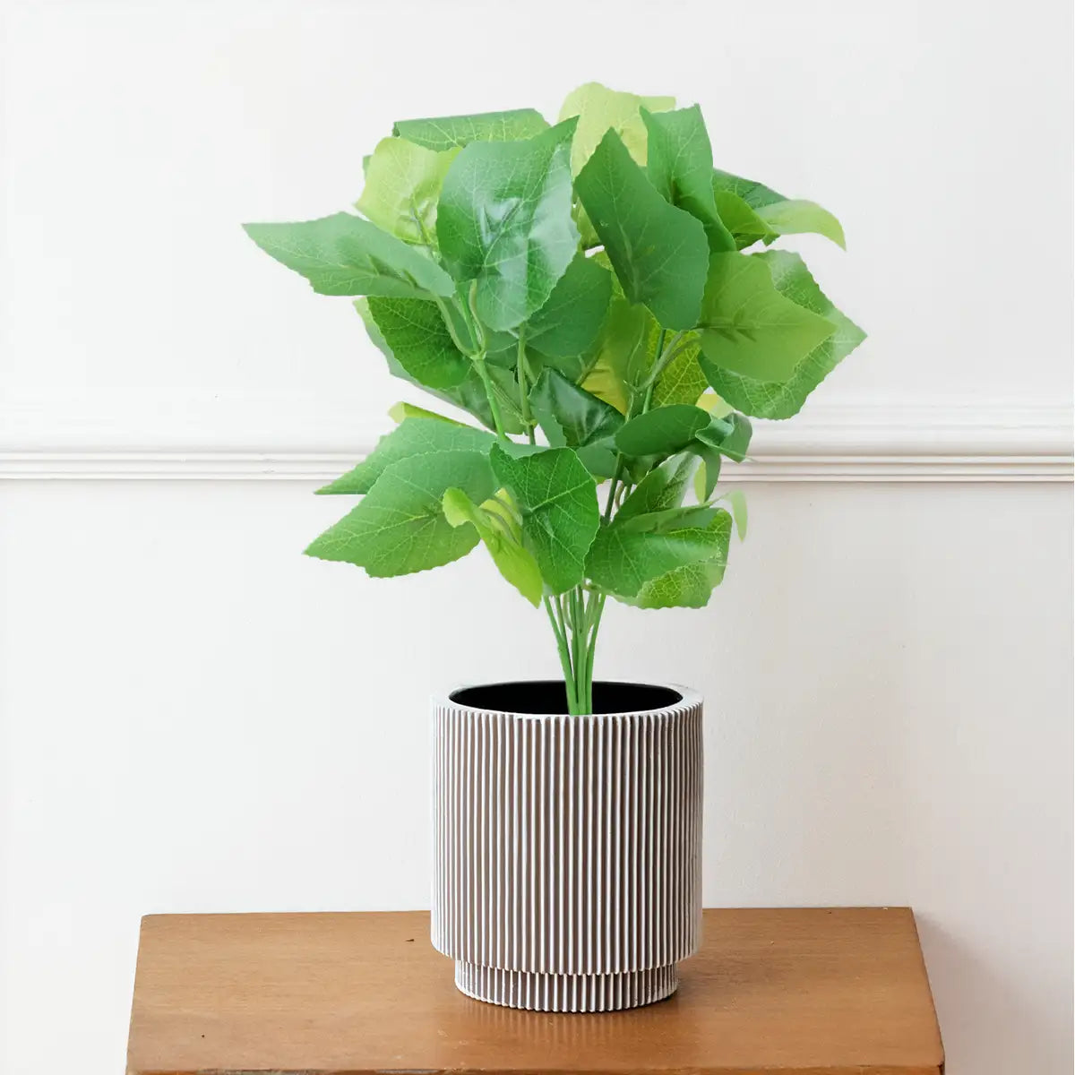 Rama de Planta Artificial, Coleus, Color Verde