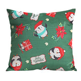 Cojín Cuadrado Navideño, Color Verde