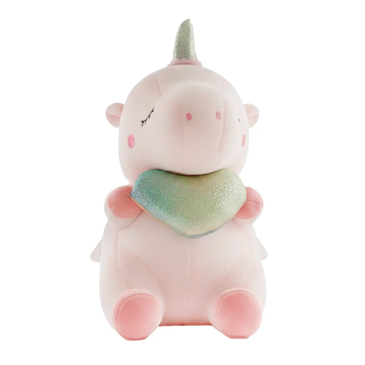 Peluche, Unicornio Rosa con Corazón