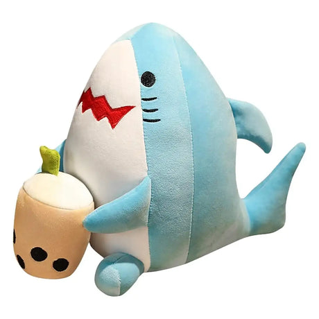 Peluche, Tiburón con Boba Tea