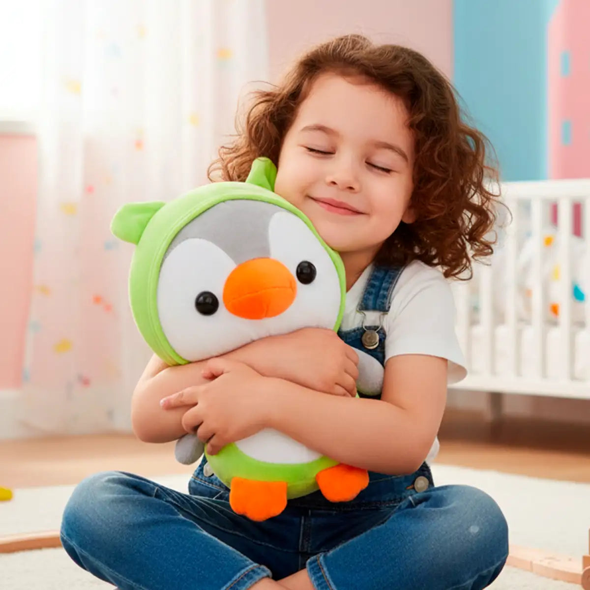 Peluche, Pingüino, Color Verde