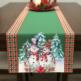 Camino de Mesa Navideño, Diseño Snowman