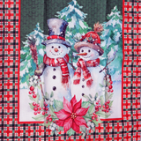 Camino de Mesa Navideño, Diseño Snowman