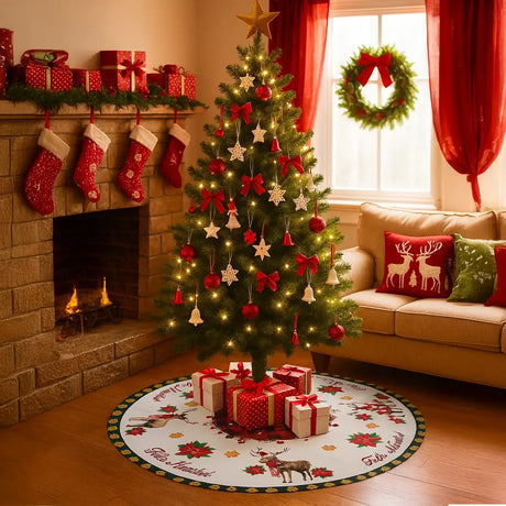 Pie de Árbol Navideño, Diseño Renos