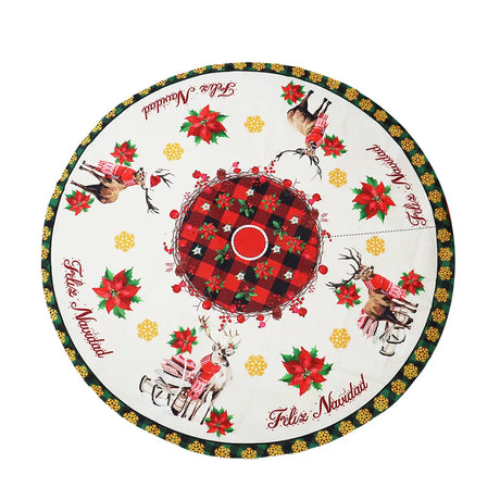 Pie de Árbol Navideño, Diseño Renos