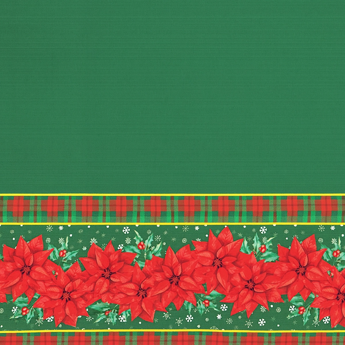 Mantel Navideño, Color Verde