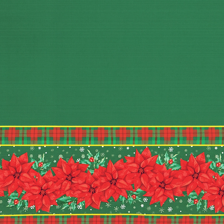Mantel Navideño, Color Verde