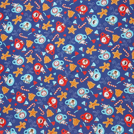 Mantel Navideño, Color Azul