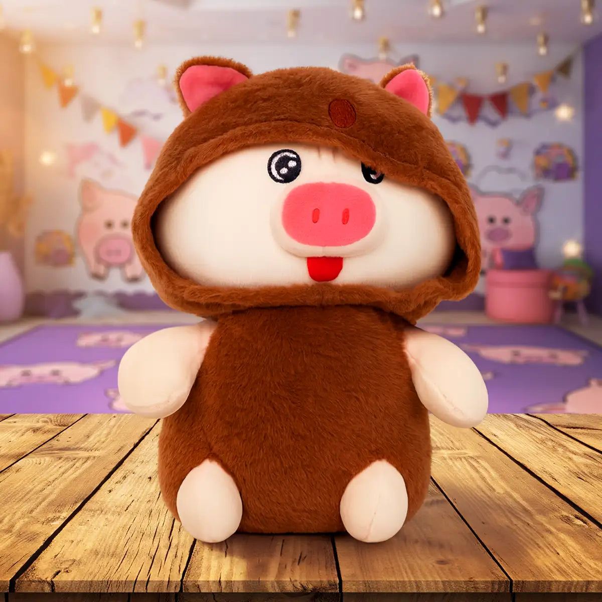 Peluche, Puerquito con Disfraz