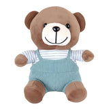 Peluche, Osito con Overol, Color Verde