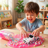 Carrito, Slime, Color Rosa, 220 gr