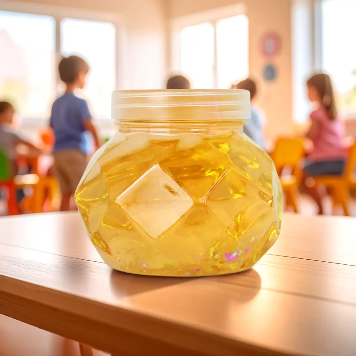 Diamante, Slime, Color Amarillo, 250 gr