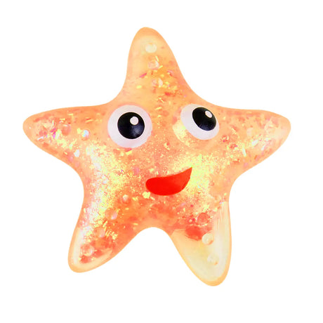 Squishy Antiestrés, Estrella, Color Naranja