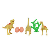 Set de Dinosaurios con Accesorios, 6 pzas
