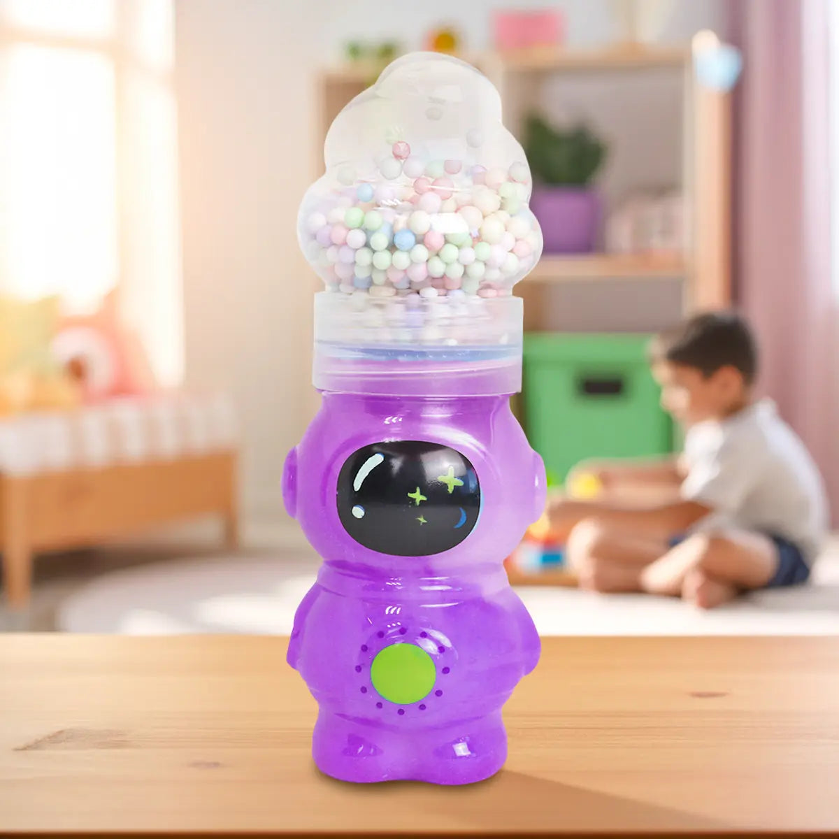 Slime, Astronauta, Color Morado, 250 gr