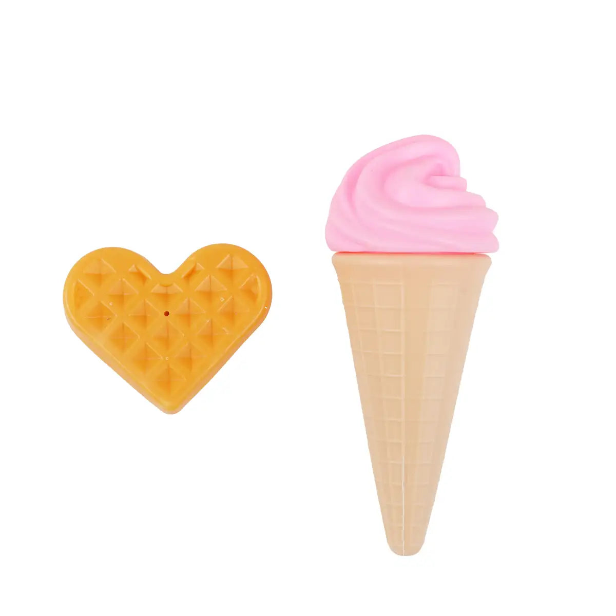 Set de Muñeca Hada con Accesorios, Helado Rosa y Wafle