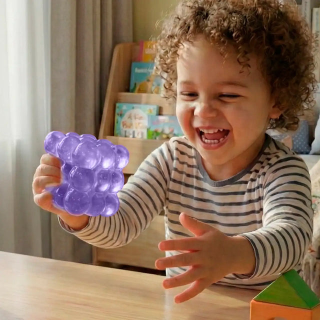 Squishy con Textura, Color Morado