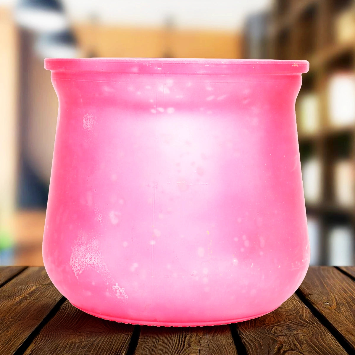 Portavela, Color Plata y Rosa