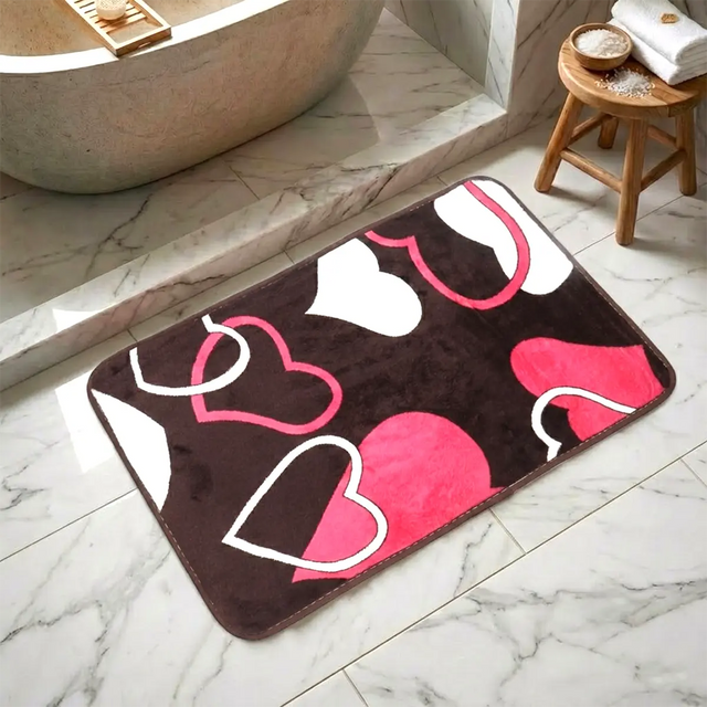 Tapete, Rectangular, Diseño Corazón