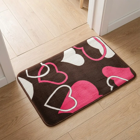 Tapete, Rectangular, Diseño Corazón