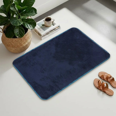 Tapete, Color Azul Marino, Forma Rectangular