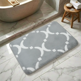 Tapete Rectangular, Diseño Color Gris