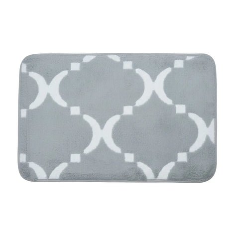 Tapete Rectangular, Diseño Color Gris
