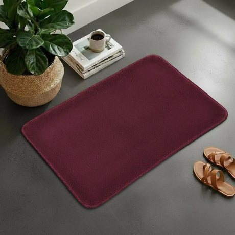 Tapete, Rectangular, Color Vino