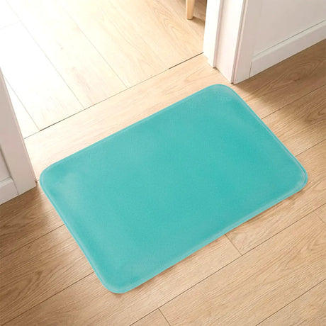 Tapete, Color Azul, Rectangular