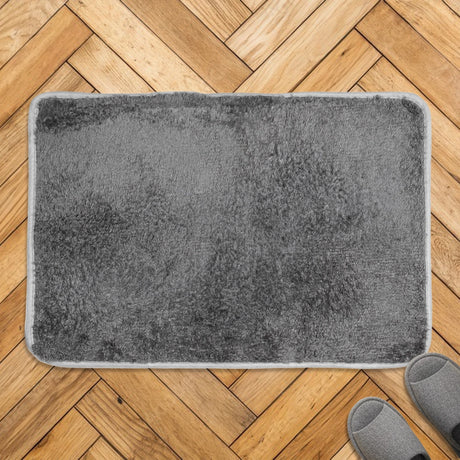 Tapete, Forma Rectangular, Color Gris