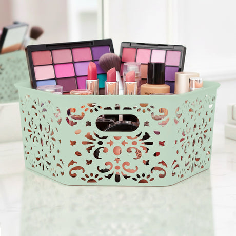 15 12AA CANASTA ORGANIZADORA 23X10CMOLIVO