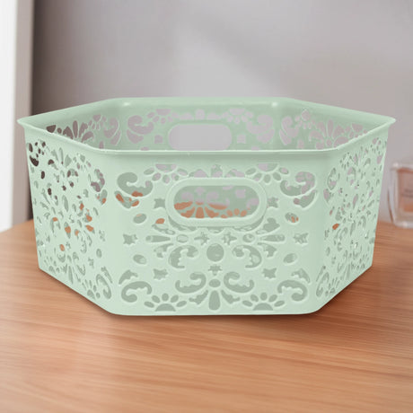 15 12AA CANASTA ORGANIZADORA 23X10CMOLIVO