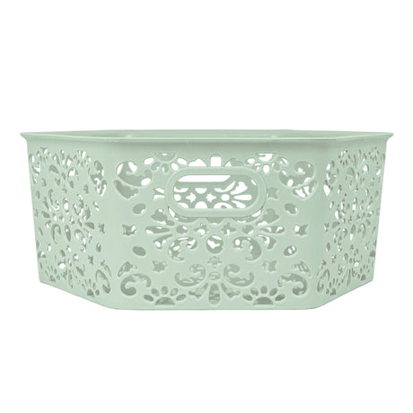 15 12AA CANASTA ORGANIZADORA 23X10CMOLIVO