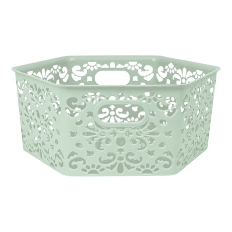 15 12AA CANASTA ORGANIZADORA 23X10CMOLIVO