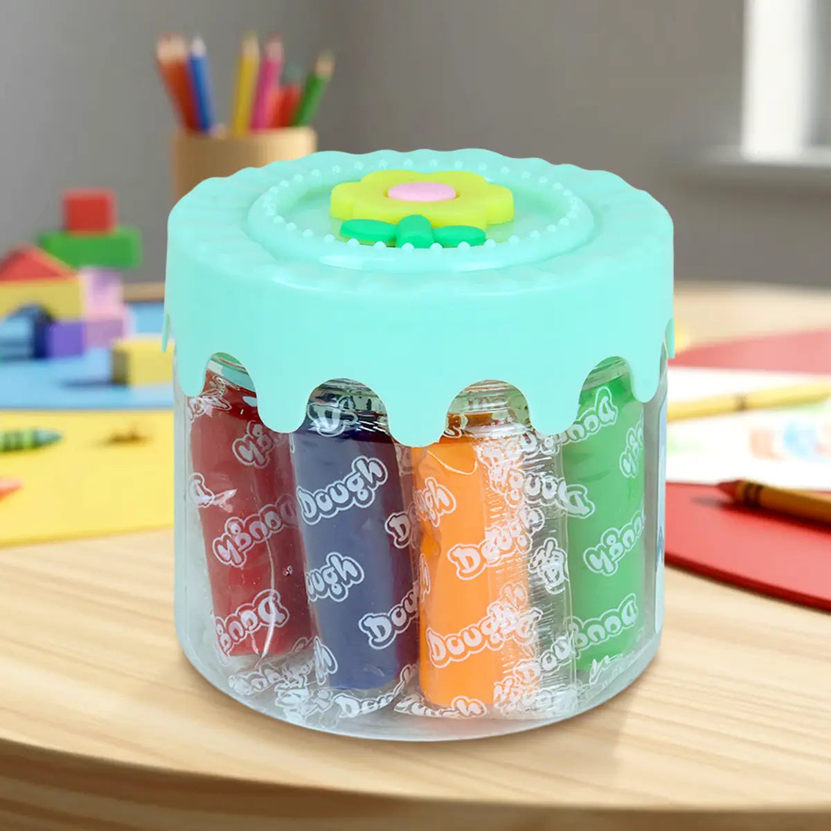 Set de Masas, Flor, Color Verde