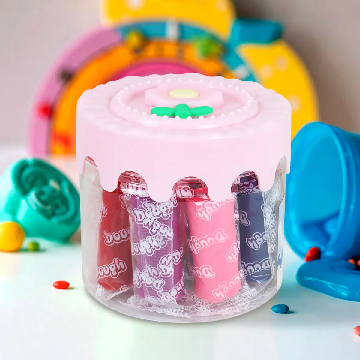 Set de Masas, Flor, Color Rosa