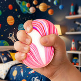 Squishy Antiestrés de Espuma, Esfera, Color Rosa