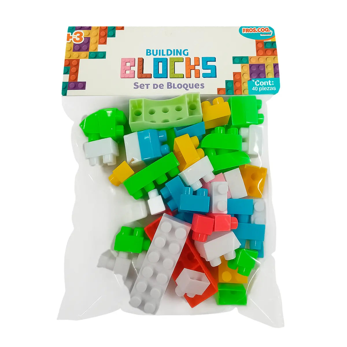 Set de Bloques, 40 pzas