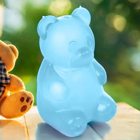 Squishy Antiestrés, Oso, Color Azul