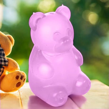 Squishy Antiestrés, Oso, Color Morado