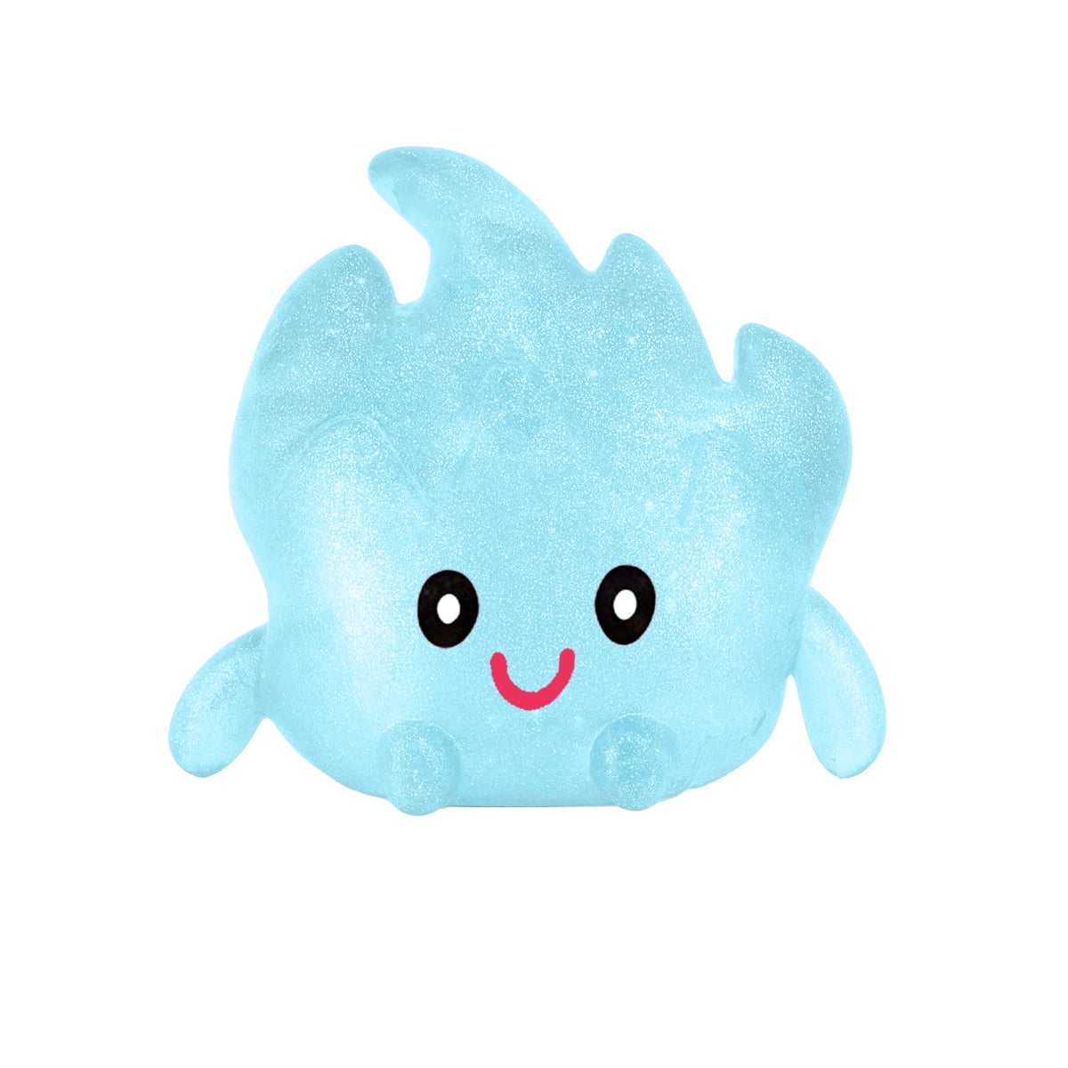 Squishy Antiestrés, Fuego, Color Azul