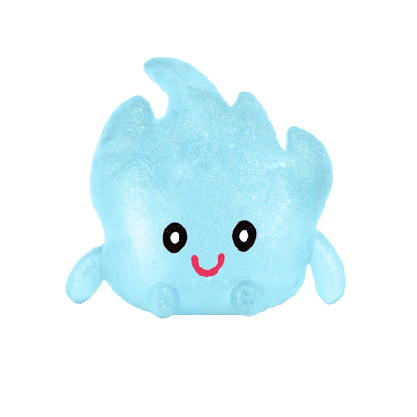 Squishy Antiestrés, Fuego, Color Azul