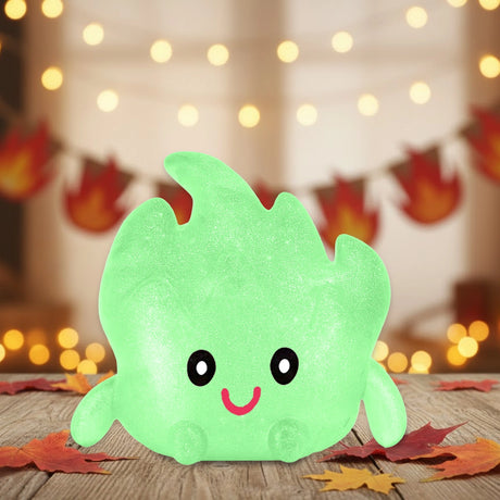 Squishy Antiestrés, Fuego, Color Verde