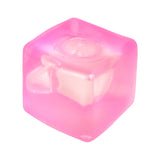 Squishy Antiestrés, Cubo, Color Fucsia