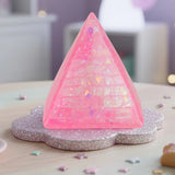 Squishy Antiestrés, Piramide, Color Rosa