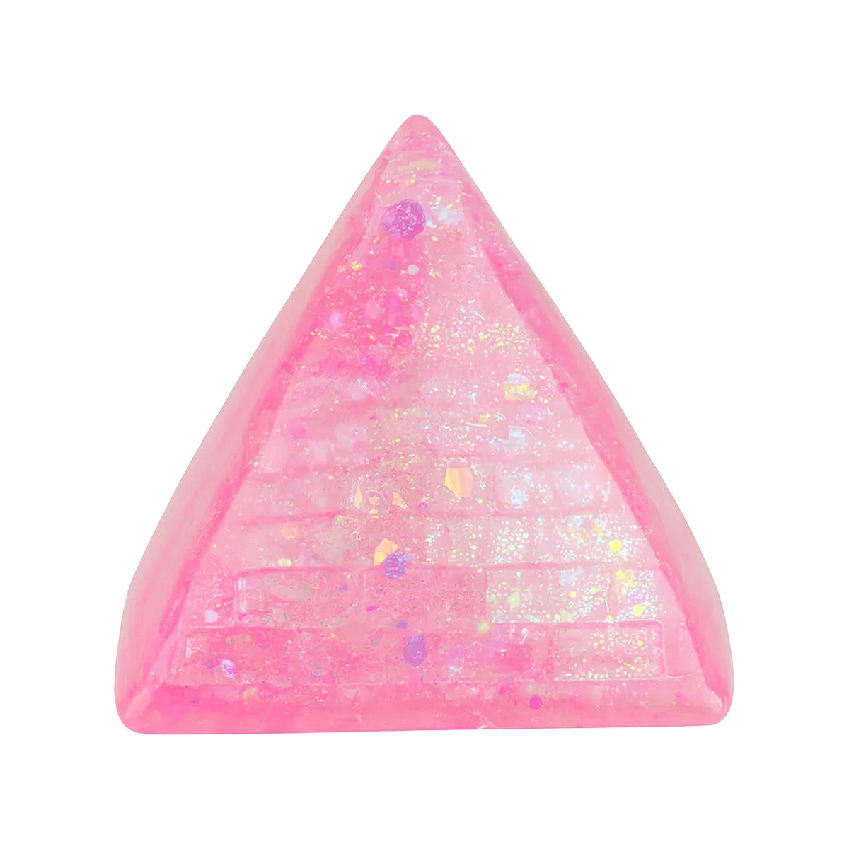 Squishy Antiestrés, Piramide, Color Rosa